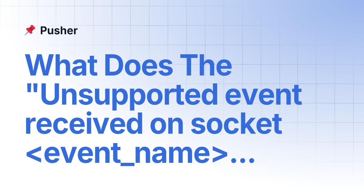 websocket onerror event message